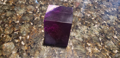 Purple Resin Block Scott