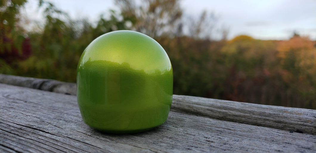 Green  weighted knob